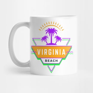 Virginia beach Vibes 80's 90's Mug